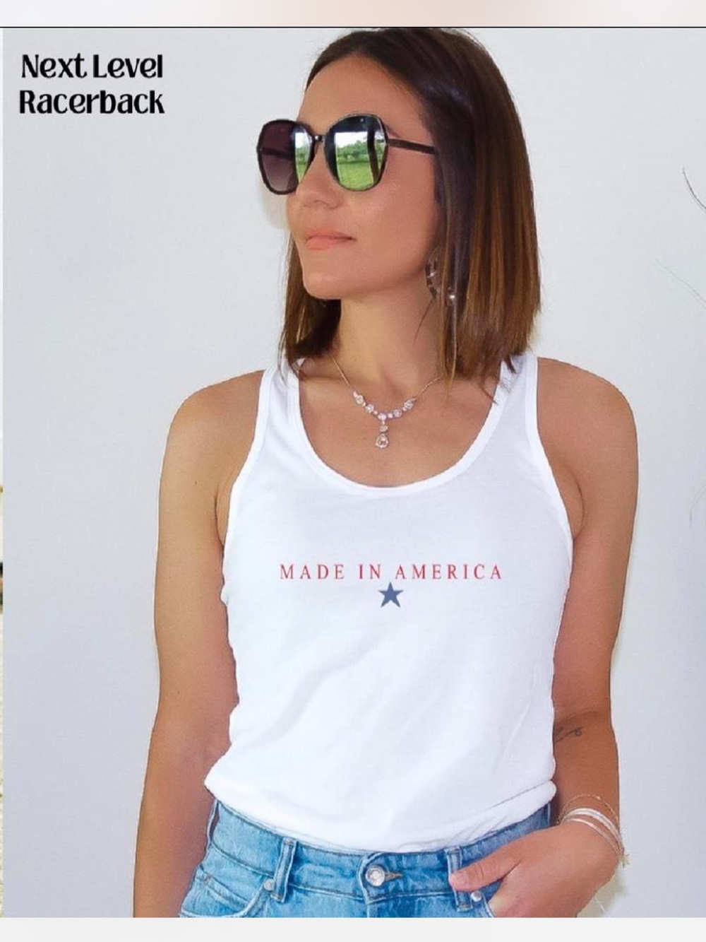 Made in America Bella Canvas Micro Rib Tank Top
